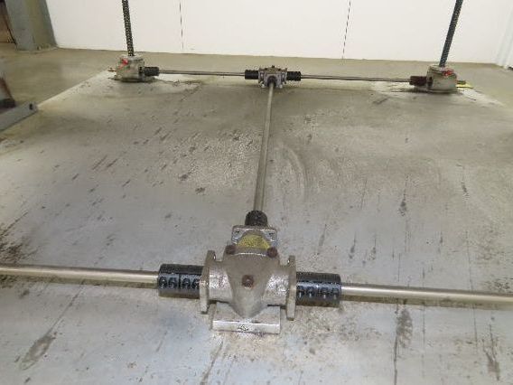 1" Aluminum Top Steel Base Work Bench Table 43"x45" x 18-30"Adjustable Height