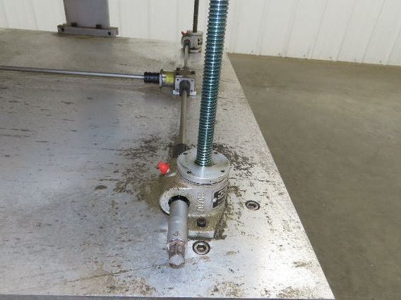 1" Aluminum Top Steel Base Work Bench Table 43"x45" x 18-30"Adjustable Height