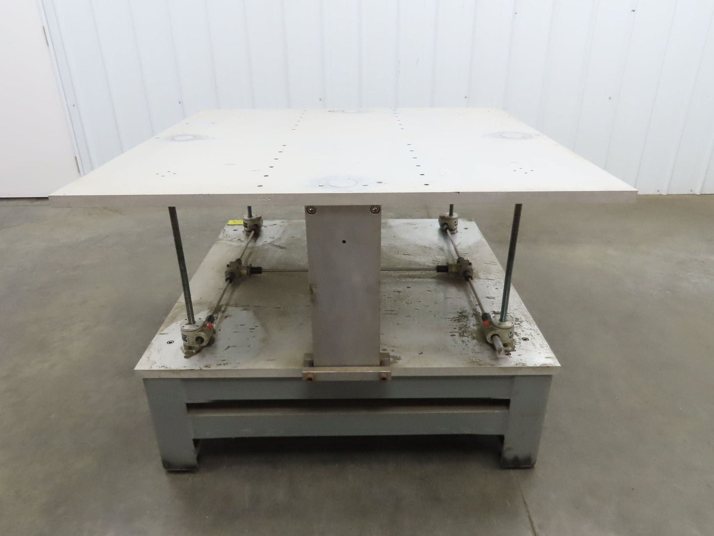 1" Aluminum Top Steel Base Work Bench Table 43"x45" x 18-30"Adjustable Height