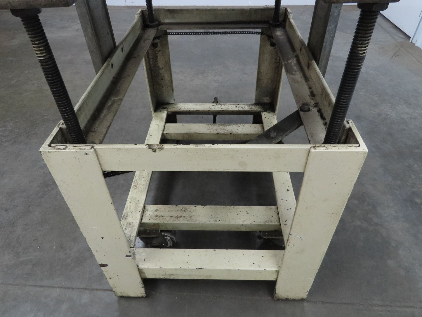 1" Aluminum Top Steel Base Work Bench Table 24"x36" x 26-36"Adjustable Height
