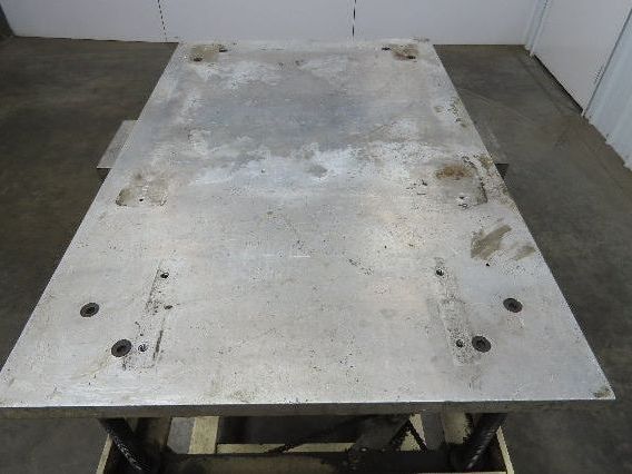 1" Aluminum Top Steel Base Work Bench Table 24"x36" x 26-36"Adjustable Height