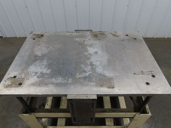 1" Aluminum Top Steel Base Work Bench Table 24"x36" x 26-36"Adjustable Height