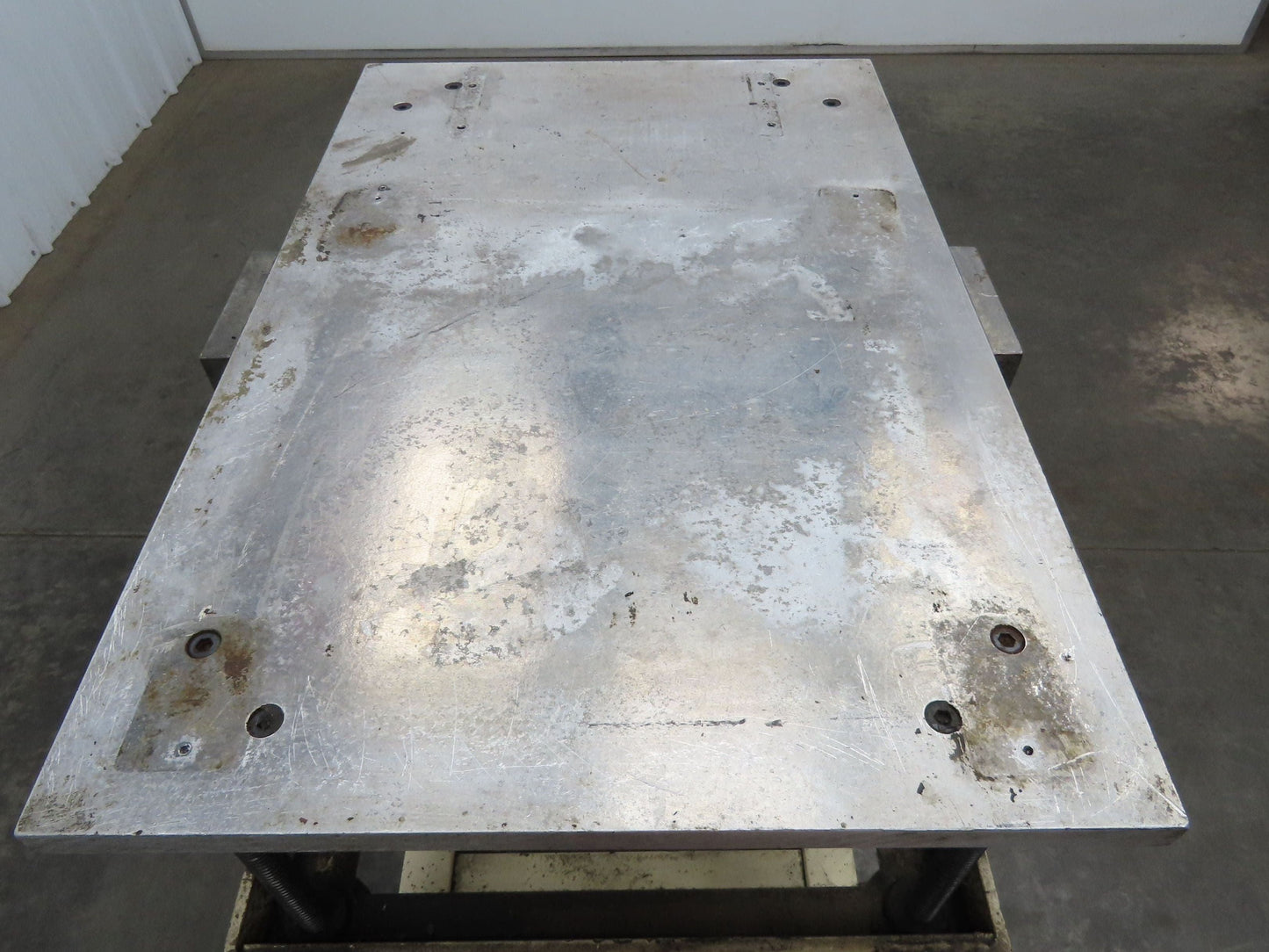 1" Aluminum Top Steel Base Work Bench Table 24"x36" x 26-36"Adjustable Height