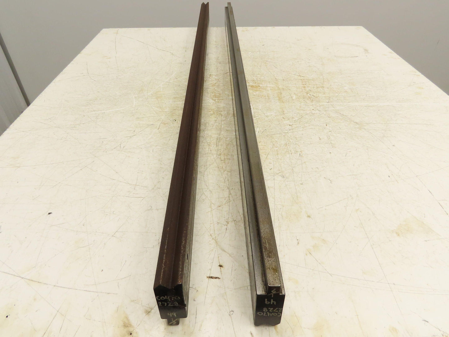 Press Brake Die Punch Set 49" Long 90° V 1/2" Tang 1-5/32" Wide