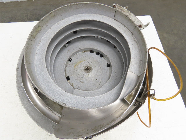 Fortville Feeders Vibco 250 Pneumatic Vibratory Parts Feeder 20" Stainless Bowl