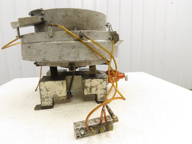 Fortville Feeders Vibco 250 Pneumatic Vibratory Parts Feeder 20" Stainless Bowl