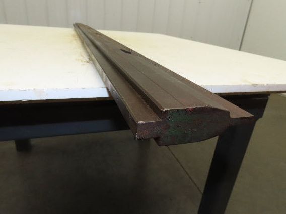 Press Brake Punch Die 60-1/4" L 9/32" Wide 1" Deep Square Tip 1/2" Tang