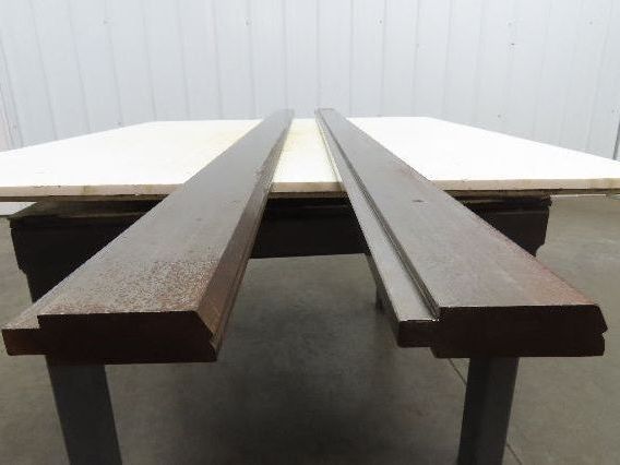 Press Brake Punch Die Set 73" Long 90°V 1/2" Tang 15/16" W 2-3/4" H