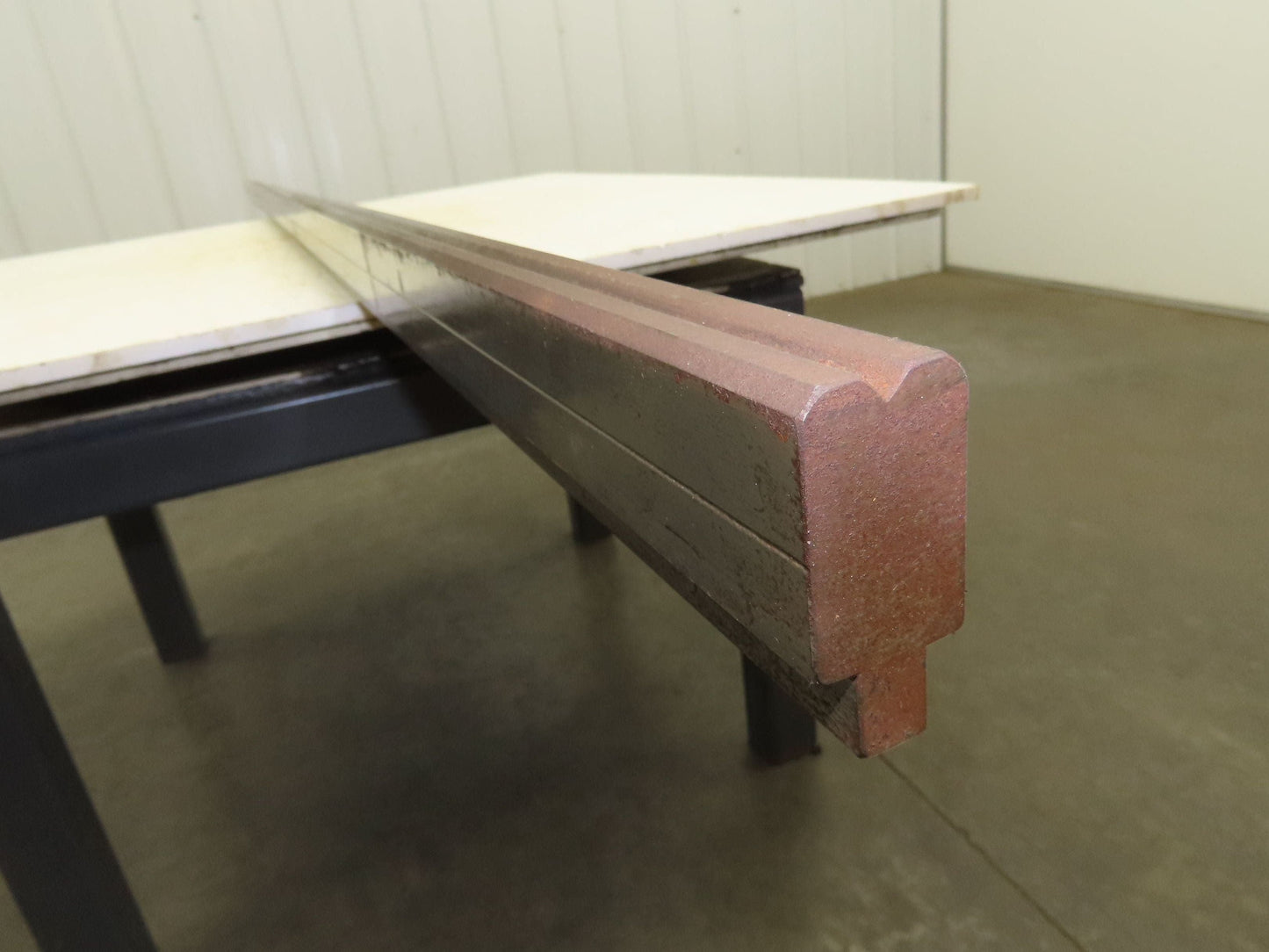 Press Brake Die 121" Long 90° V 1/2" Tang 1-1/16" W 1-3/4" H 7/32x9/64" V