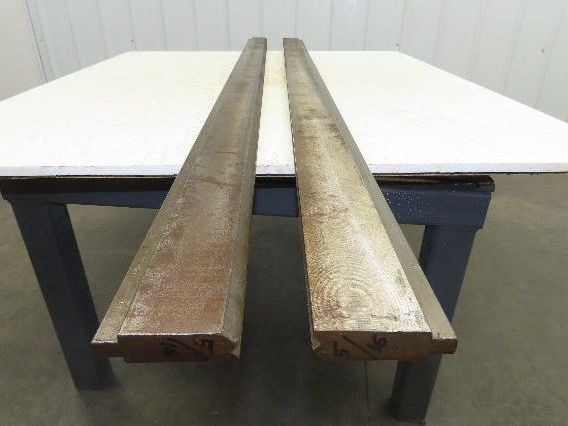 Press Brake Punch Die Set 71-3/8" Long 90° V 1/2" Tang 31/32" W 2-11/16" H
