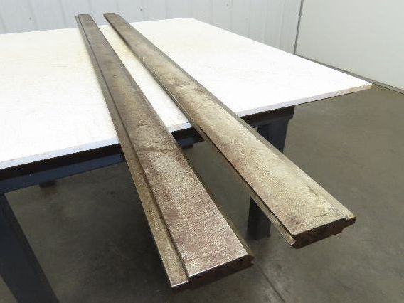 Press Brake Punch Die Set 71-3/8" Long 90° V 1/2" Tang 31/32" W 2-11/16" H