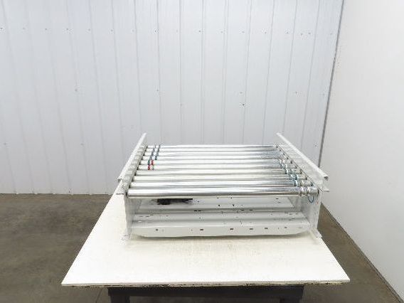 Roach 36"BF x 30"L Powered Roller Conveyor Section 130VDC O-Ring Belt Drive