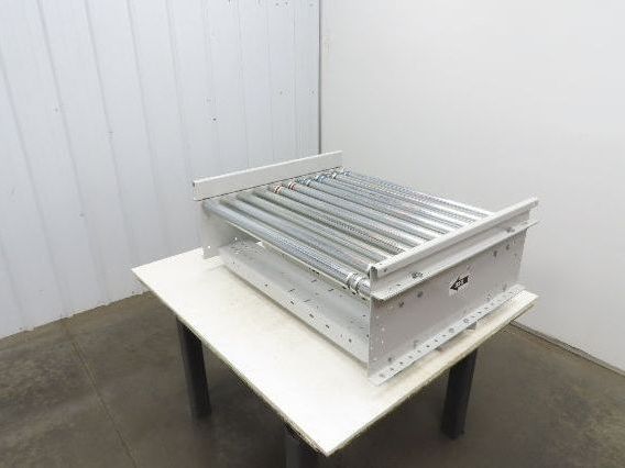 Roach 36"BF x 30"L Powered Roller Conveyor Section 130VDC O-Ring Belt Drive