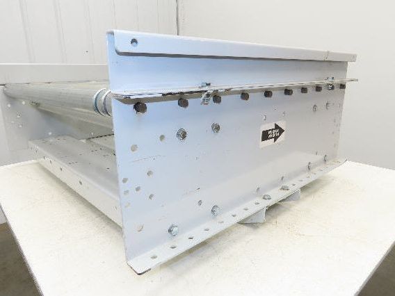 Roach 36"BF x 30"L Powered Roller Conveyor Section 130VDC O-Ring Belt Drive