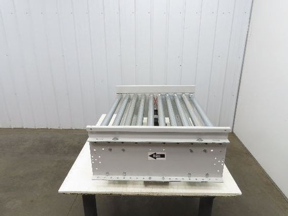 Roach 36"BF x 30"L Powered Roller Conveyor Section 130VDC O-Ring Belt Drive