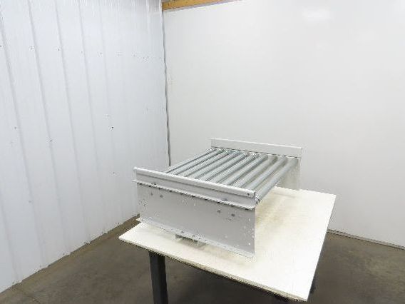 Roach 36"BF x 30"L Powered Roller Conveyor Section 130VDC O-Ring Belt Drive
