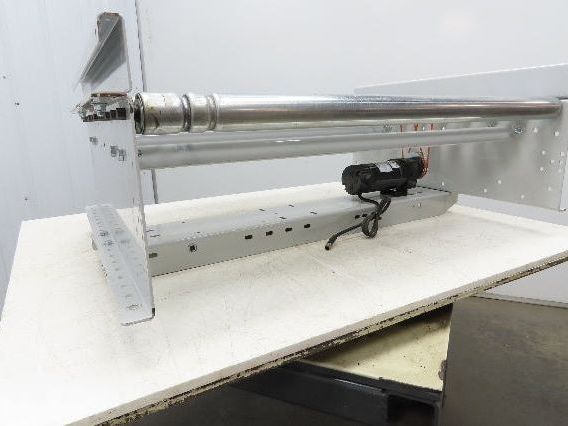 Roach 36"BF x 30"L Powered Roller Conveyor Section 130VDC O-Ring Belt Drive