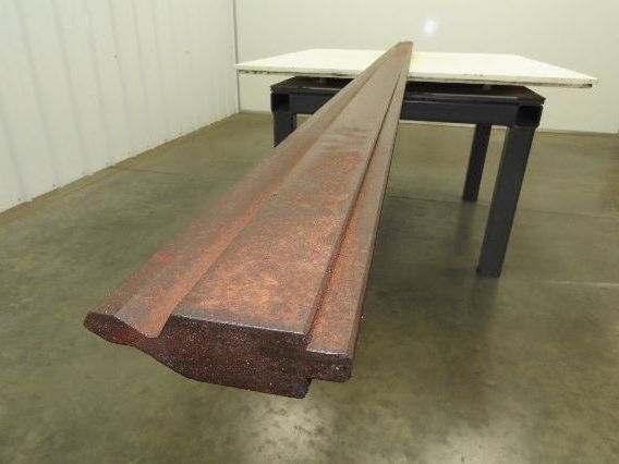 Press Brake Gooseneck Punch Die 146-13/16" Offset 80° V 1/2" Tang 3-9/16" H