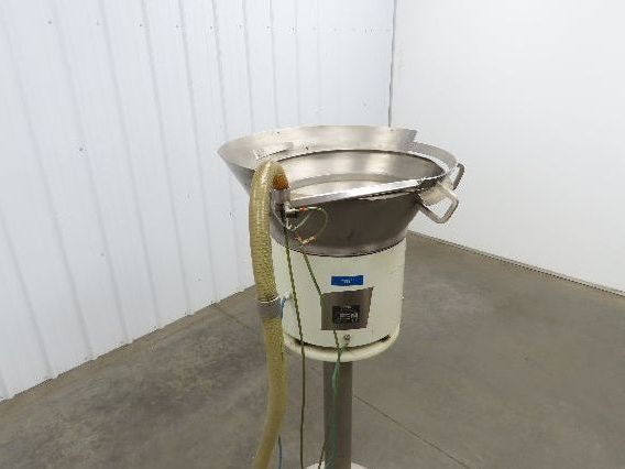 3 Master AO 40D Vibratory Small Parts Feeder 26" Stainless Bowl 115V 60"Pedestal