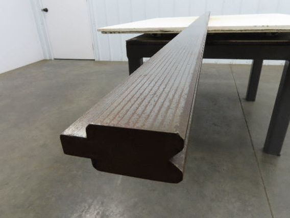 Press Brake Die 121-1/8" Long 90° V 1/2" Tang 1-1/8" W 1-13/16" H 7/16x7/32" V