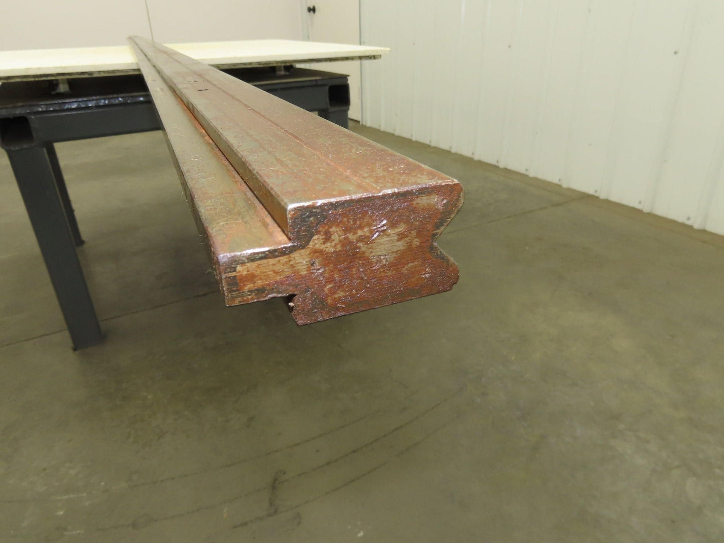 Press Brake Die 146-1/16" Long 90° V 1/2" Tang 1-7/32" W 1-3/4" H