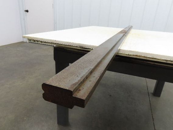 Press Brake Die 83-3/4" Long 90° V 1/2" Tang 1-1/16" W 1-3/4" H