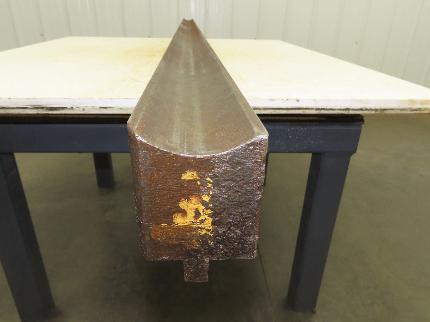 Press Brake Die 82" Long 1.5" Radius Bend 1/2" Tang 2-3/8" W 2-11/16" H