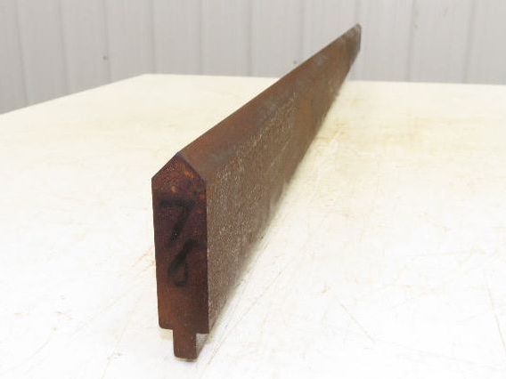 Press Brake Punch Die 75-15/16" Long 85° V 1/2" Tang 1-1/16" W 3-3/4" H
