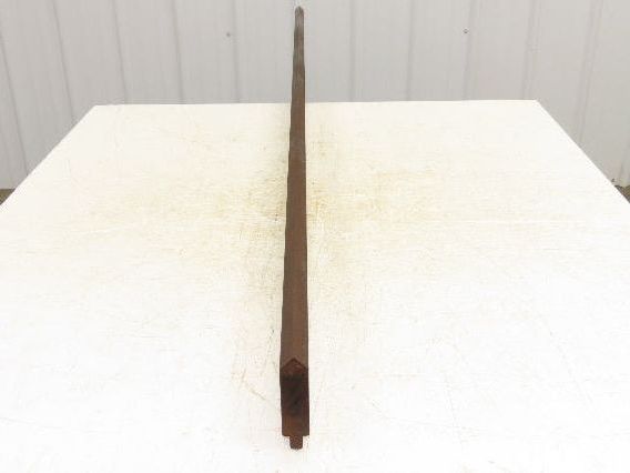 Press Brake Punch Die 75-15/16" Long 85° V 1/2" Tang 1-1/16" W 3-3/4" H