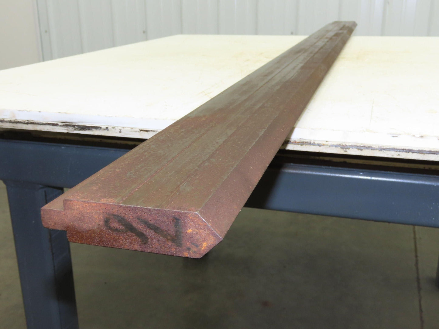 Press Brake Punch Die 75-15/16" Long 85° V 1/2" Tang 1-1/16" W 3-3/4" H