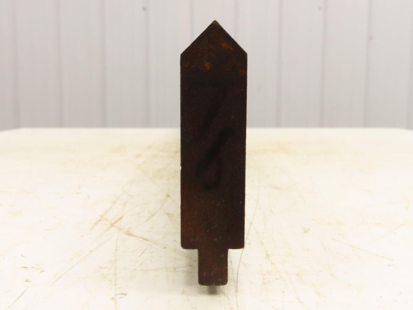 Press Brake Punch Die 75-15/16" Long 85° V 1/2" Tang 1-1/16" W 3-3/4" H