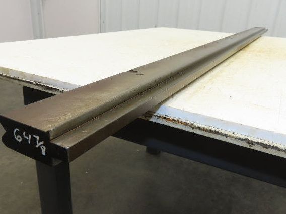 Press Brake Die 64-15/16" Long 90° V 1/2" Tang 1-1/8" W 2-9/32" W