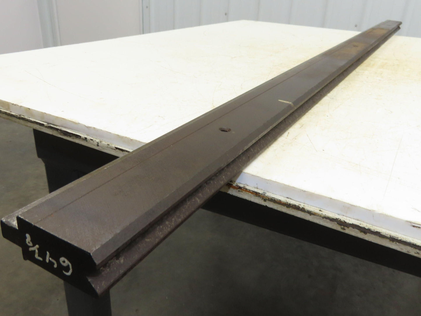 Press Brake Die 64-15/16" Long 90° V 1/2" Tang 1-1/8" W 2-9/32" W