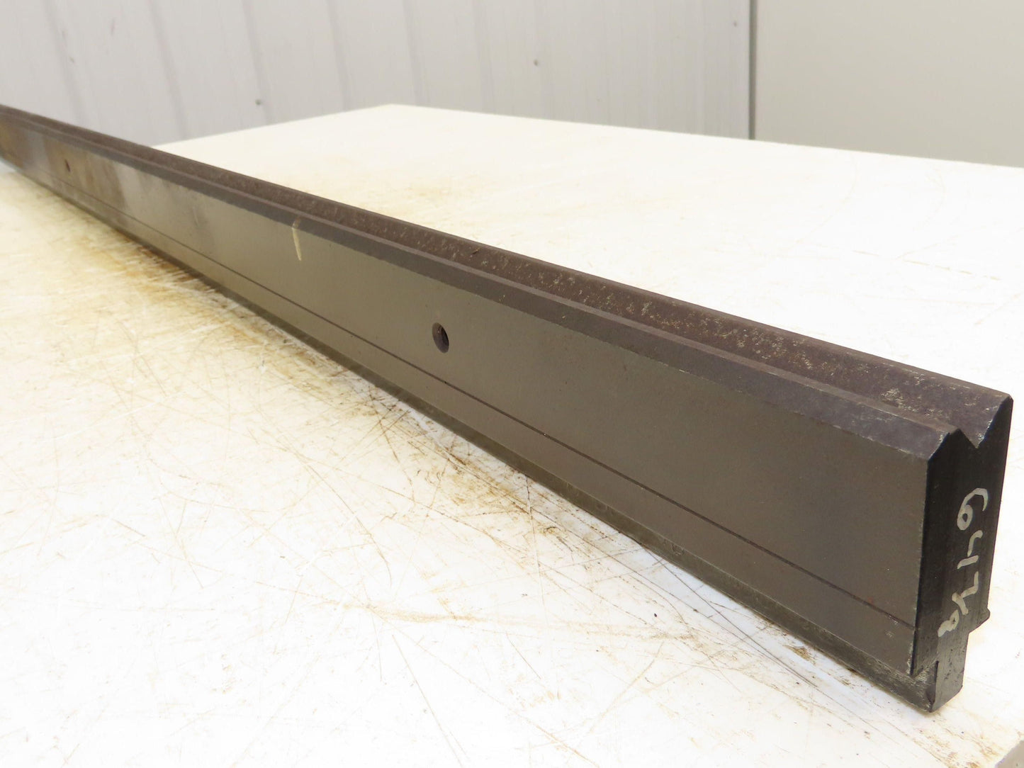Press Brake Die 64-15/16" Long 90° V 1/2" Tang 1-1/8" W 2-9/32" W