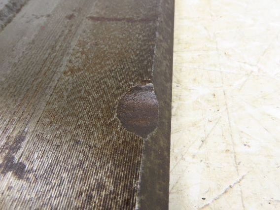 Press Brake Punch Die 95-1/2" Long 90° V 1/2" Tang 19/32" W 3-5/8" H
