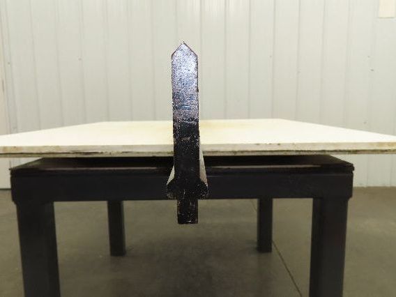 Press Brake Punch Die 95-1/2" Long 90° V 1/2" Tang 19/32" W 3-5/8" H