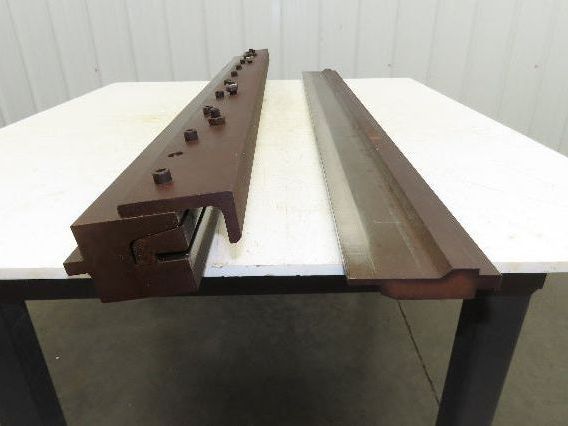 Press Brake U Bend Punch Die Set 53" Long 1" Deep 7/16" OD 1-5/16" Backstop