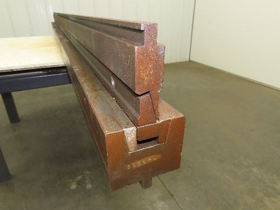 Press Brake U Bend Punch Die Set 101" Long 1/2" D 1-3/32" OD 1" ID 1/2" Tang