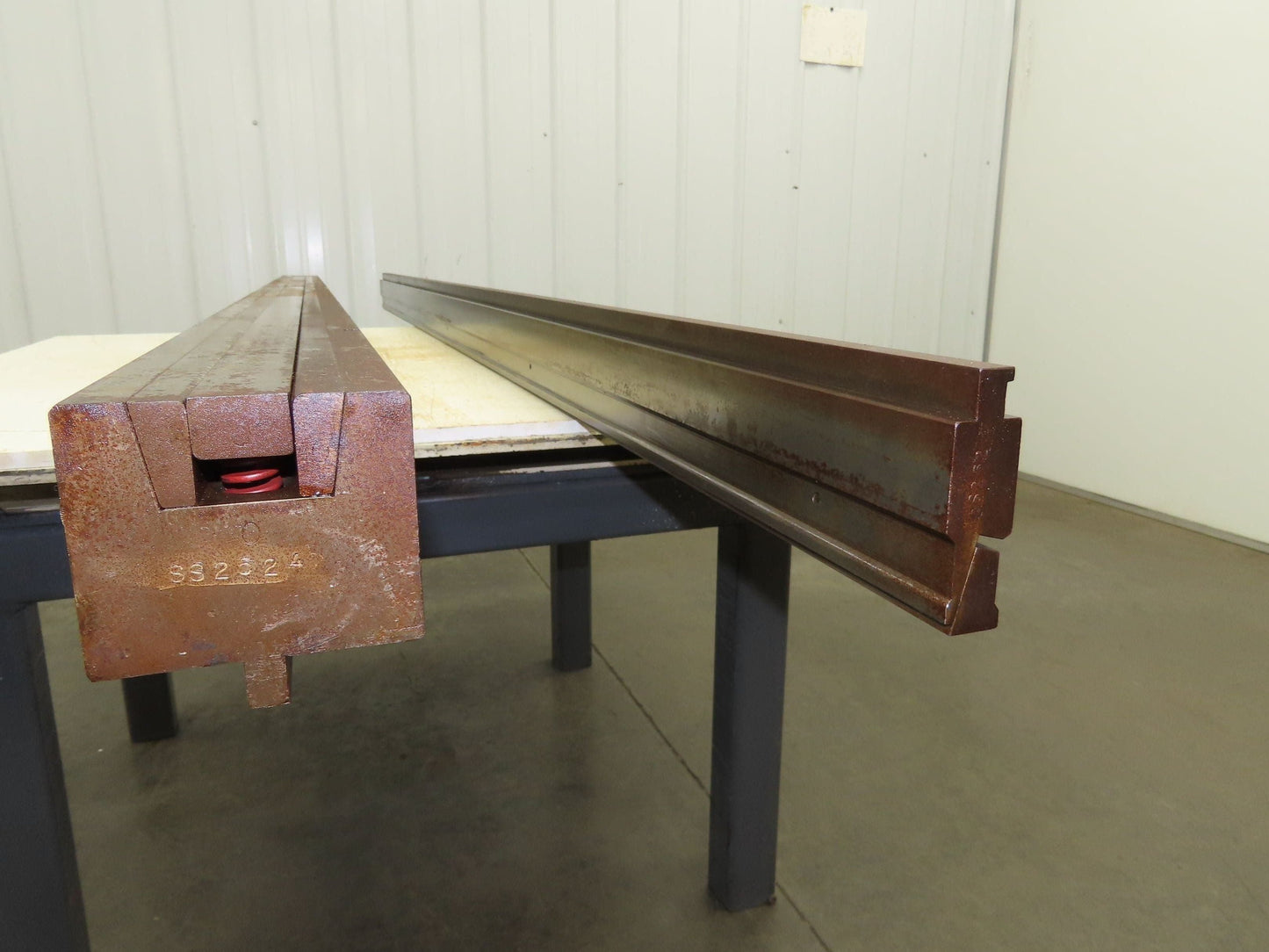 Press Brake U Bend Punch Die Set 101" Long 1/2" D 1-3/32" OD 1" ID 1/2" Tang