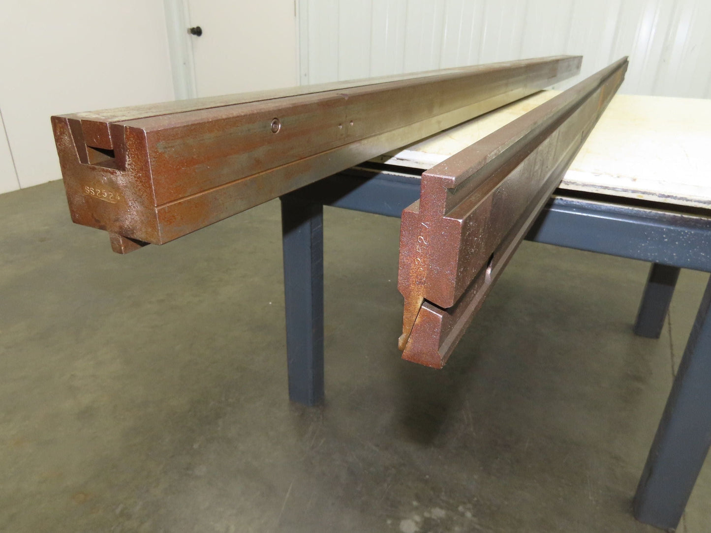 Press Brake U Bend Punch Die Set 101" Long 1/2" D 1-3/32" OD 1" ID 1/2" Tang
