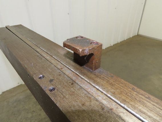 Press Brake U Bend Die 62" Long 3/8" Deep 3/8" OD 11/16" Backstop