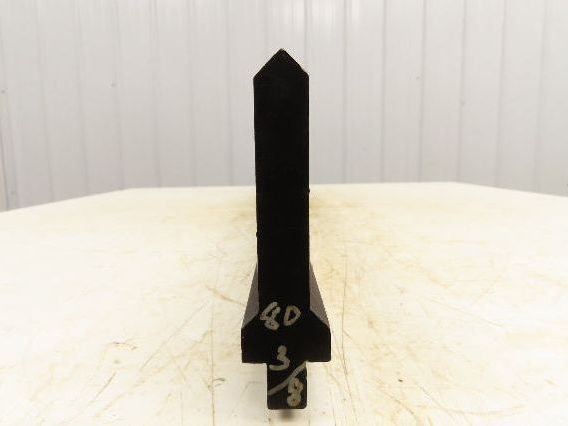 Press Brake Punch Die 80-3/8" Long 90° V 5/8" W 3-3/4" H 1/2" Tang