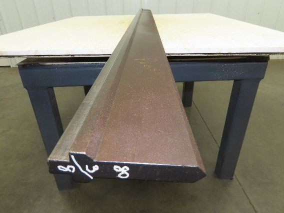 Press Brake Punch Die 80-3/8" Long 90° V 5/8" W 3-3/4" H 1/2" Tang