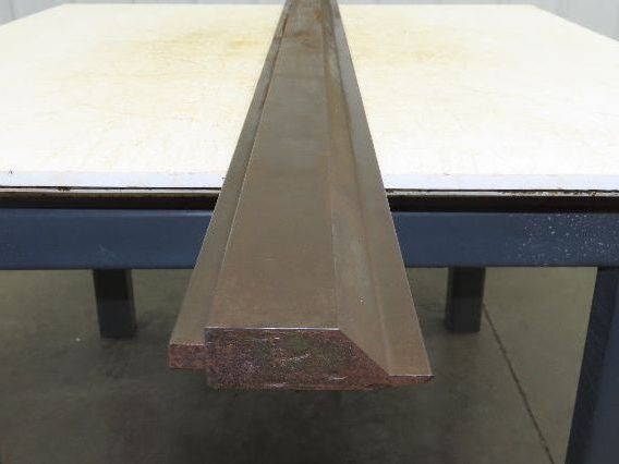 Press Brake Punch Die 75" Long 1/8" Round Over 10° V Offset 3-3/4" H