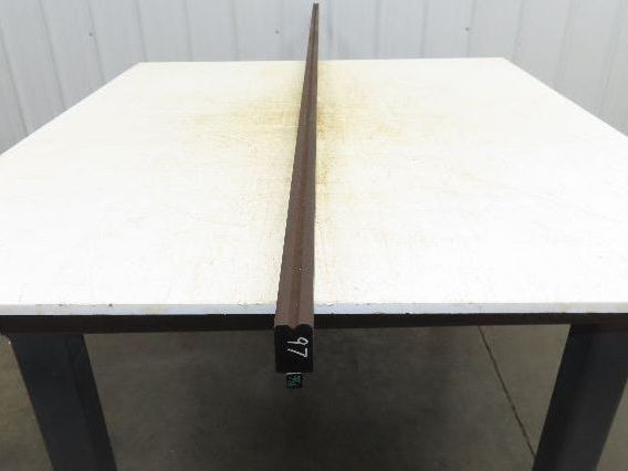 Press Brake Die 97-1/16" Long 90° V 1/4" W 5/32" Deep 1-3/4" H 1/2" Tang