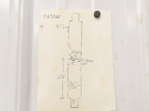 Press Brake Punch Die Set 97" Long 90° Offset Z Bend 3/8" W 3/16" D