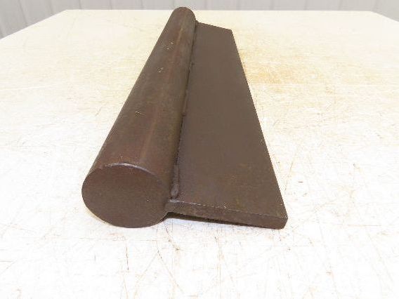 Press Brake Punch Die 24" Long 2-1/2" Round Stock Rod 1/2" Tang 6" H