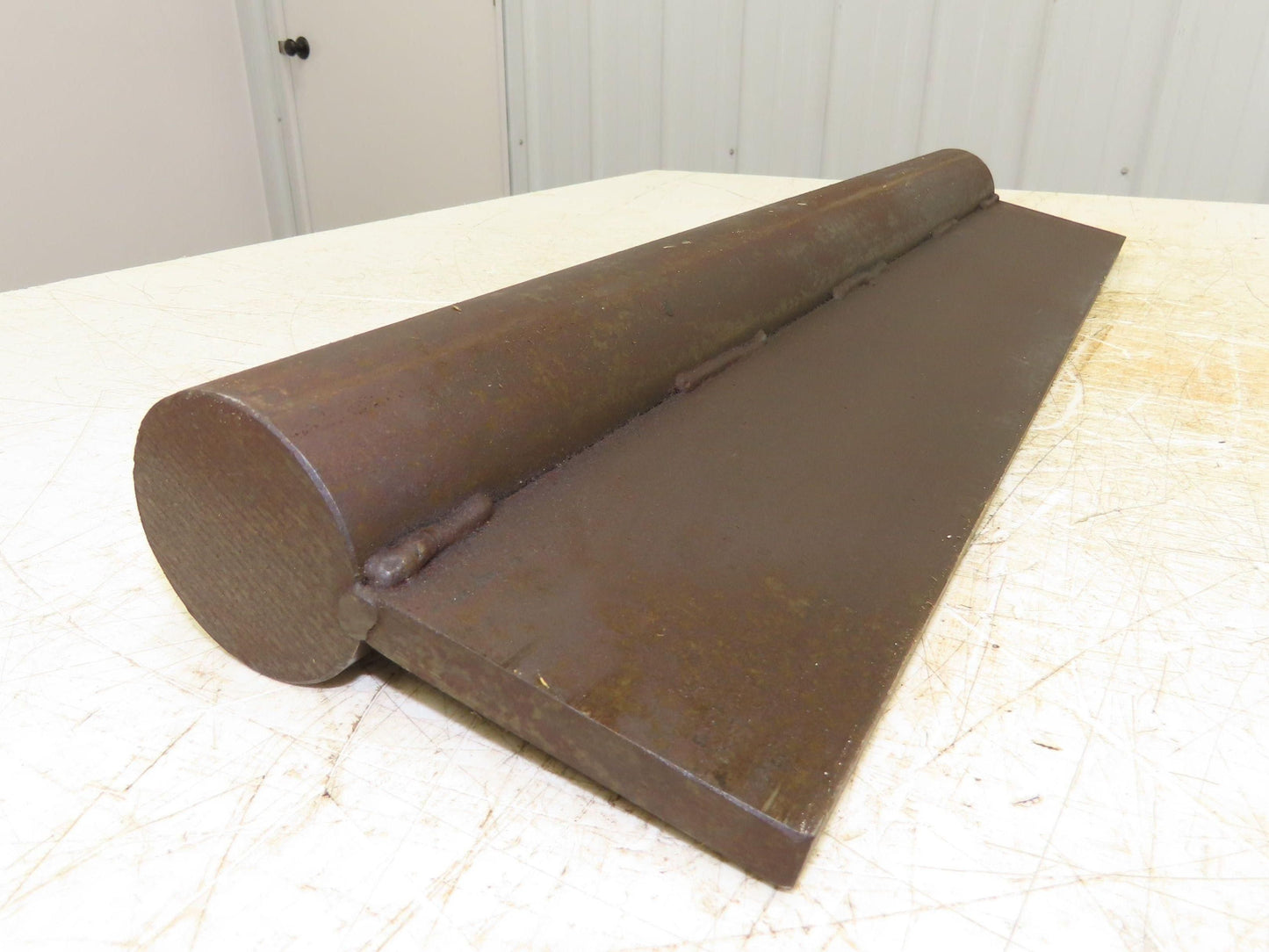 Press Brake Punch Die 24" Long 2-1/2" Round Stock Rod 1/2" Tang 6" H