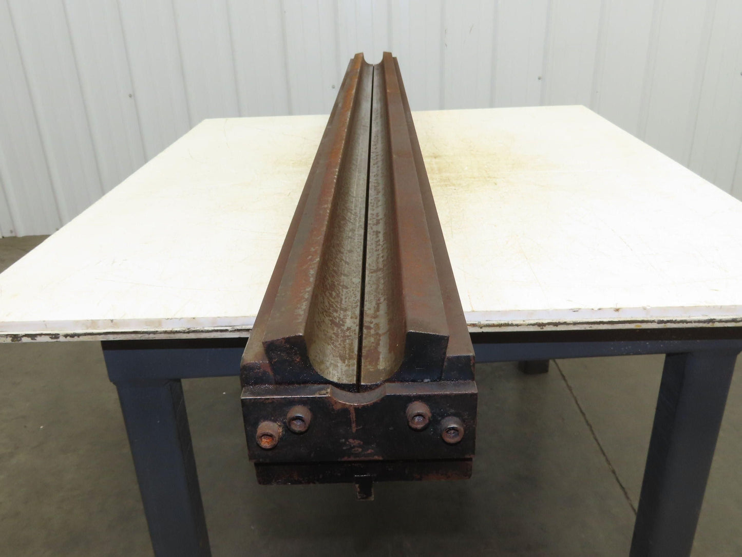 Press Brake Round Die 73" Long 1-7/8" Dia Spring U Type 1/2" Tang 5-7/8" Base
