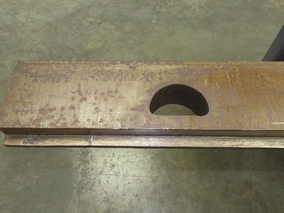 Press Brake Die Extension 96" Long 5-1/2" Rise 2-7/8" Wide 1/2" Tang